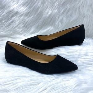 DREAM PAIRS Women's Ballet Flat | Casual Dress Shoes | 7.5 | BLACK/SUEDE